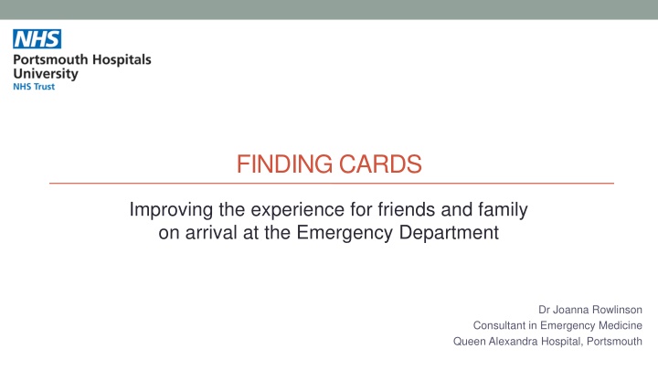 FINDING CARDS