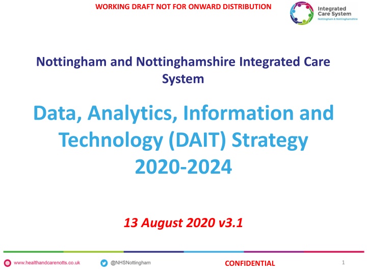 Data, Analytics, Information and Technology (DAIT) Strategy 2020-2024