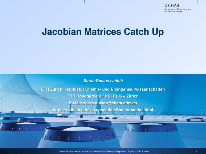 Jacobian Matrices Catch Up