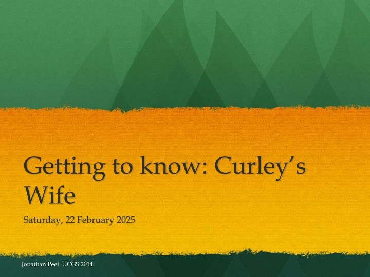 Getting to Know Curley's Wife: An Introduction