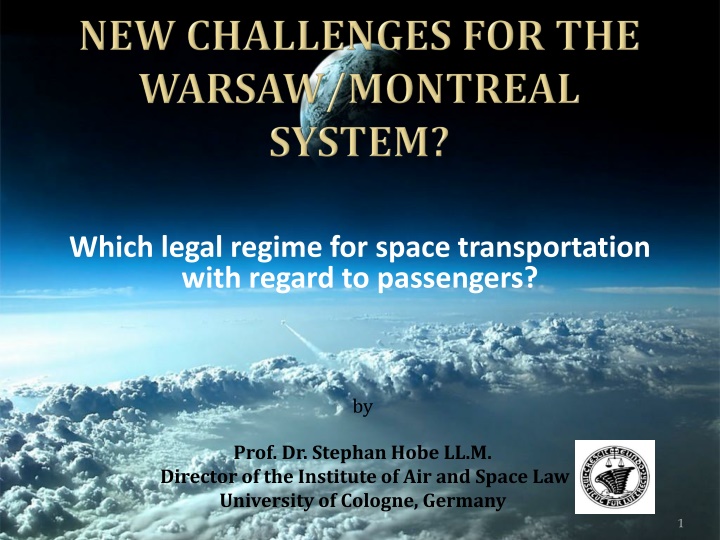 Which legal regime for space transportation