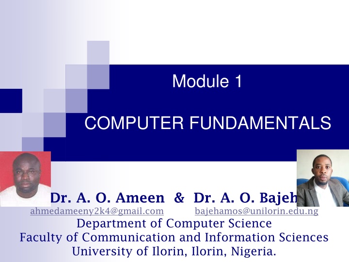 Computer Fundamentals Overview