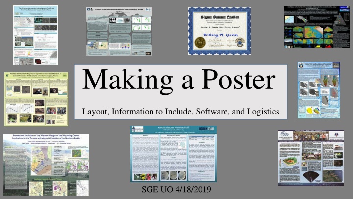 Tips for Creating an Effective Geology Research Poster