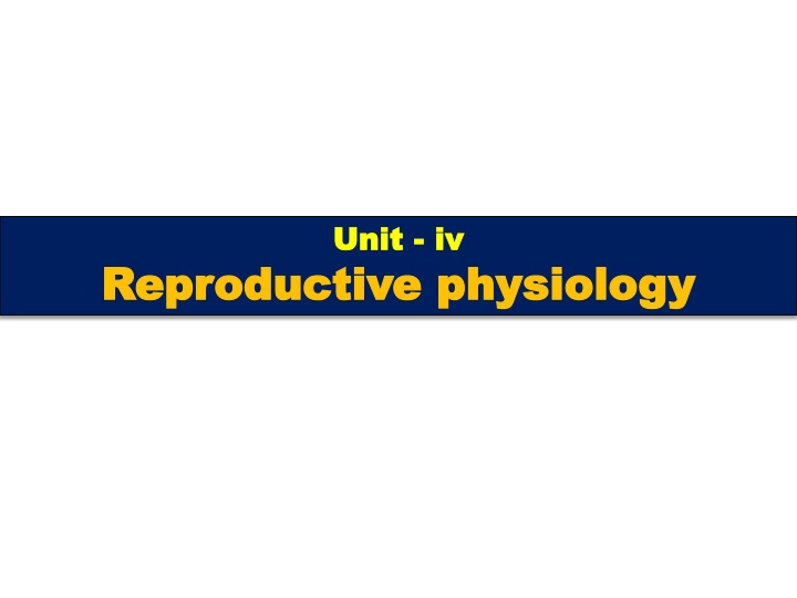 Hormonal Control of Reproduction in Males and Females