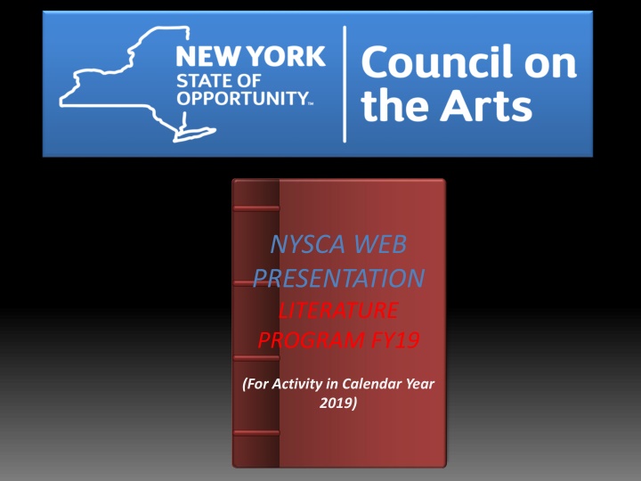NYSCA Literature Program 2019 Guidelines