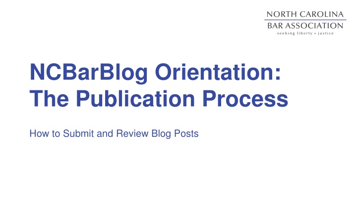 Submitting Blog Posts: Publication Process Simplified