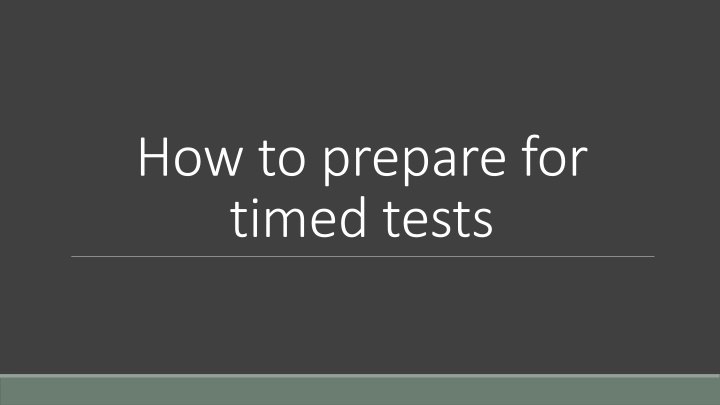 Essential Tips for Timed Test Success