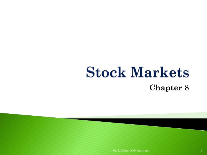 Stock Markets