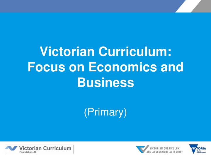 Victorian Curriculum: Focus on Economics and Business