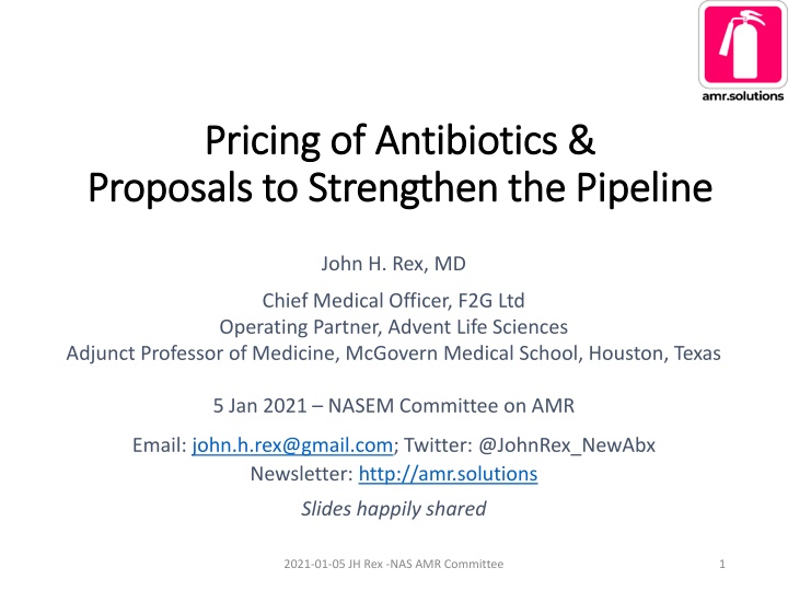 Strengthening Antibiotic Pipeline Proposals