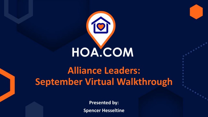 Alliance Leaders: September Virtual Walkthrough