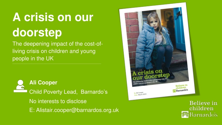 The Impact of Cost-of-Living Crisis on Children in the UK