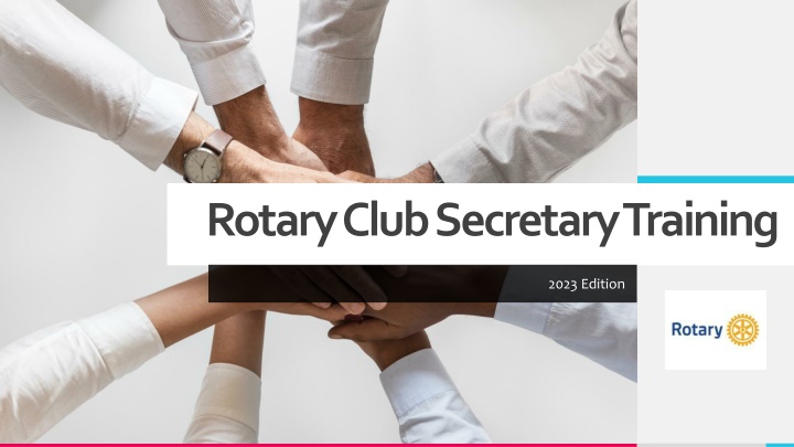 Rotary Club Secretary Training