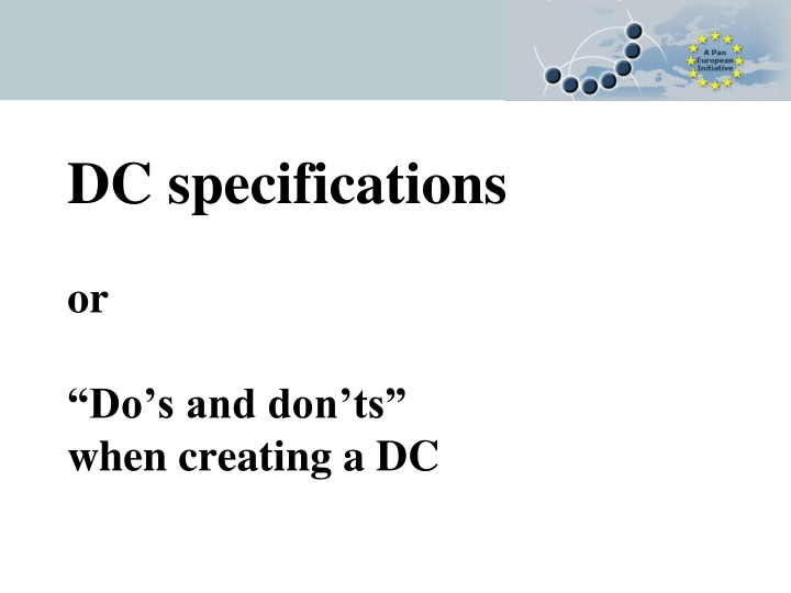DC specifications