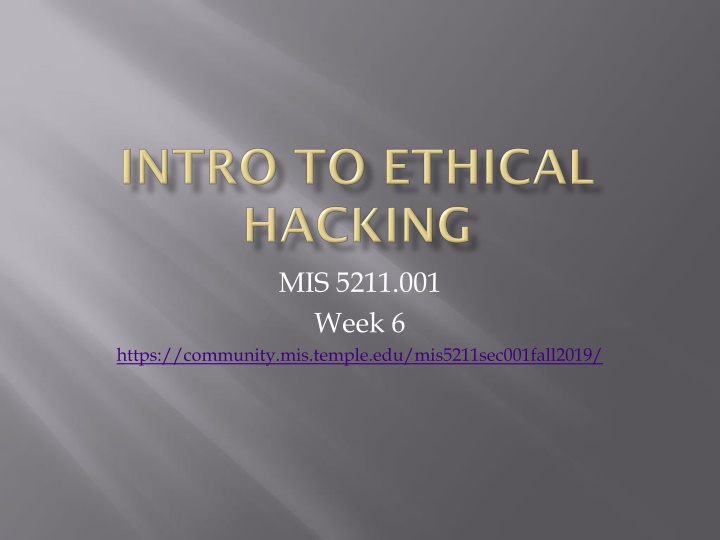 Metasploit Basics and Sources for Virtual Machines