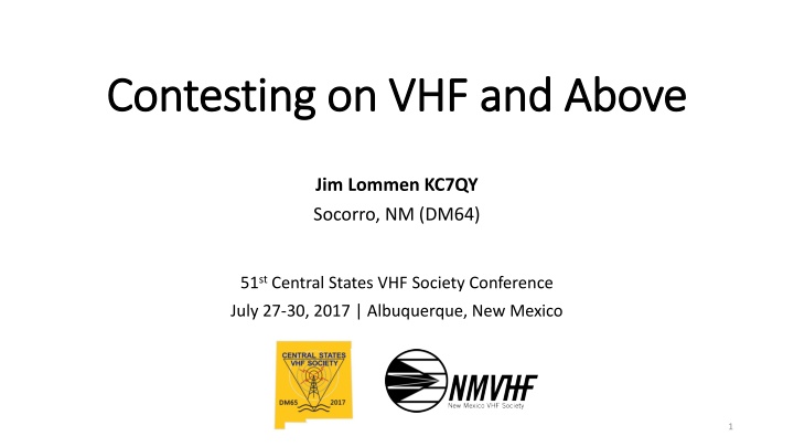 Contesting on VHF and Above