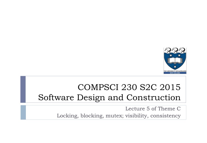 Software Design and Concurrency Basics