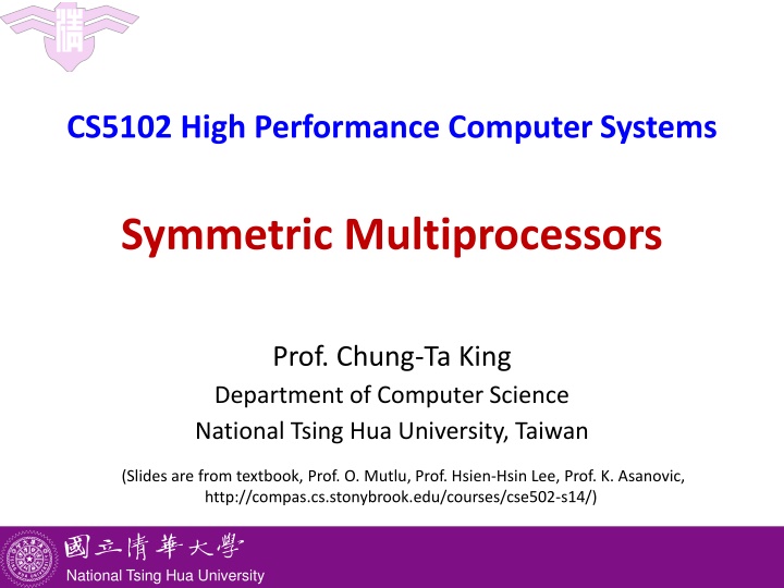 Symmetric Multiprocessors