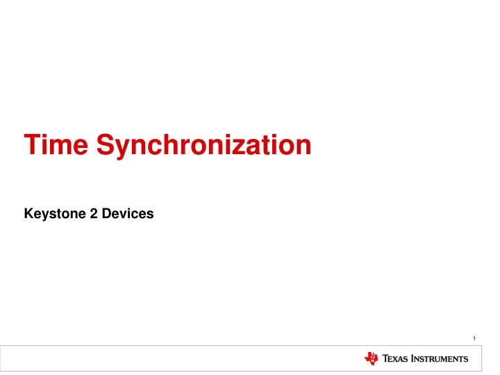 Time Synchronization
