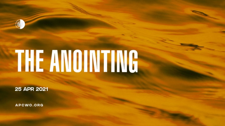 THE ANOINTING