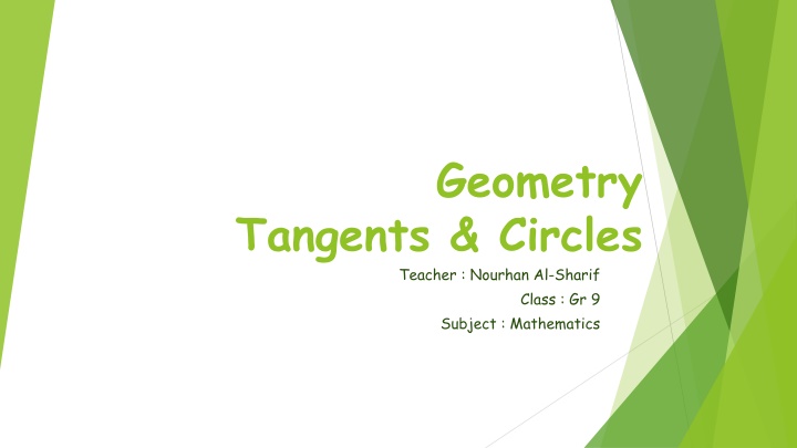 Relative Positions of Points, Lines, and Circles in Geometry