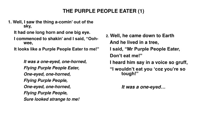 THE PURPLE PEOPLE EATER (1)