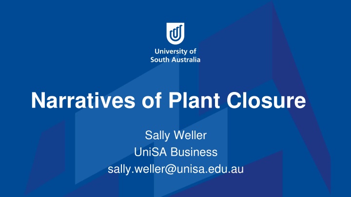 Narratives of Plant Closure