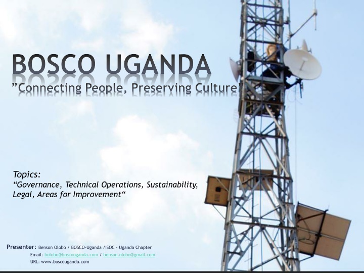 BOSCO Uganda: Connecting People, Preserving Culture