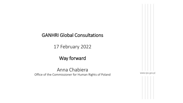 Consultations on Rights of Older Persons