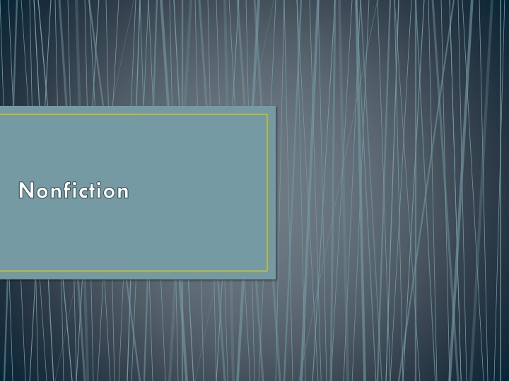 Essentials of Nonfiction Writing