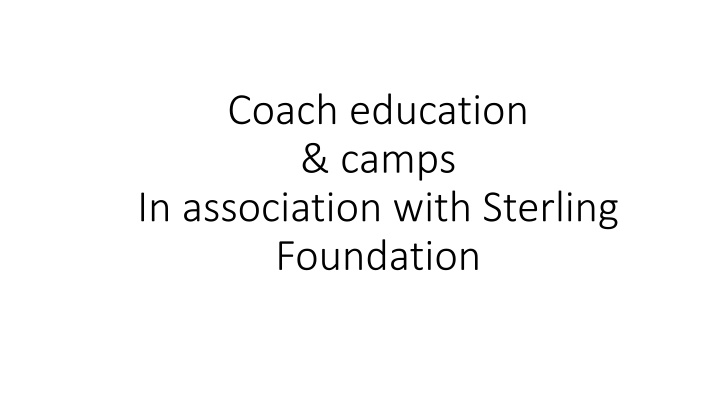 Coach Education Programs for Health and Well-being Through Football
