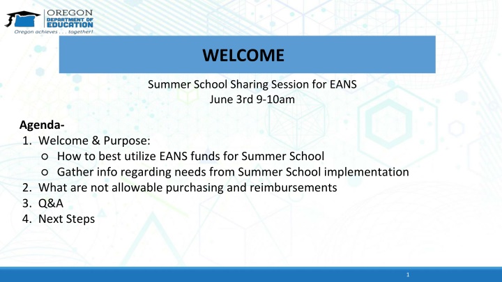 EANS Summer School Funding Utilization