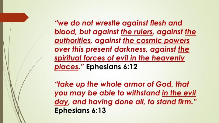 Spiritual Warfare in Ephesians: Armor of God & Enduring Faith