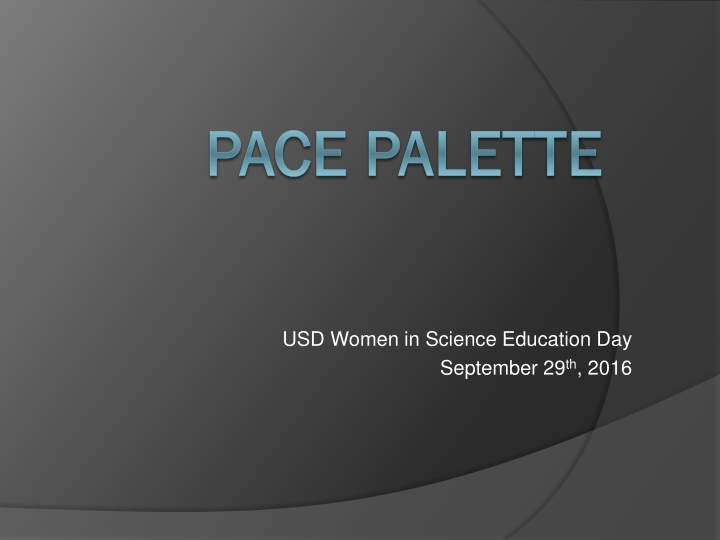 Women in Science Education Day - Sept 29th, 2016