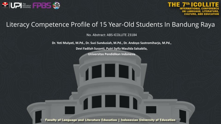 Literacy Competence Profile of 15-Year-Old Students