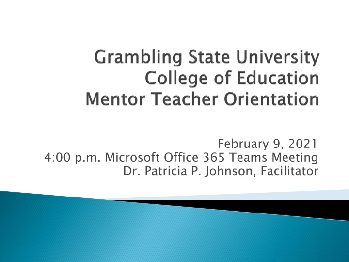 Field and Clinical Experience Overview at Grambling State University