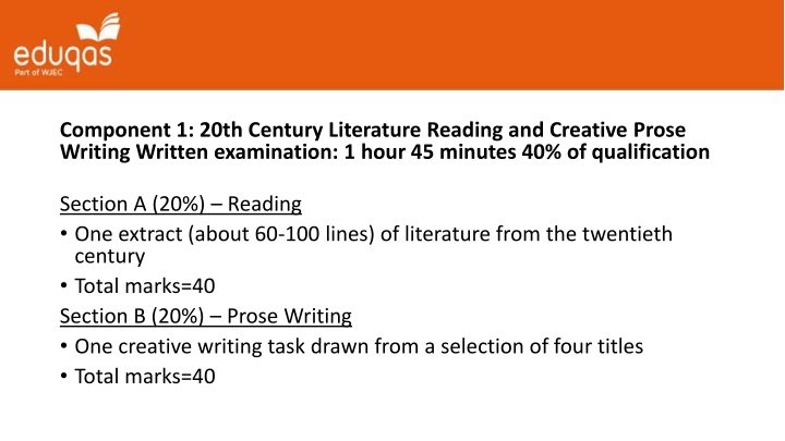 Twentieth Century Literature Examination Guide