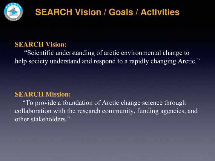 Scientific Understanding of Arctic Environmental Change