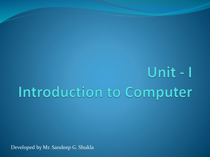 Computers and Their Advantages