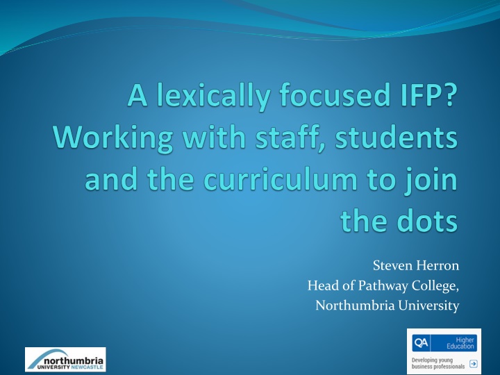 Challenges in Categorising Lexis for Pathway College Staff