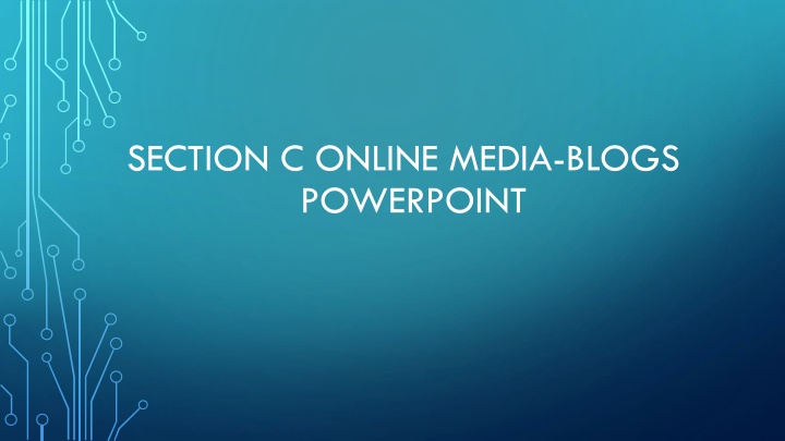 Online Media Blogs: Interactivity, Semiotics, and Representation