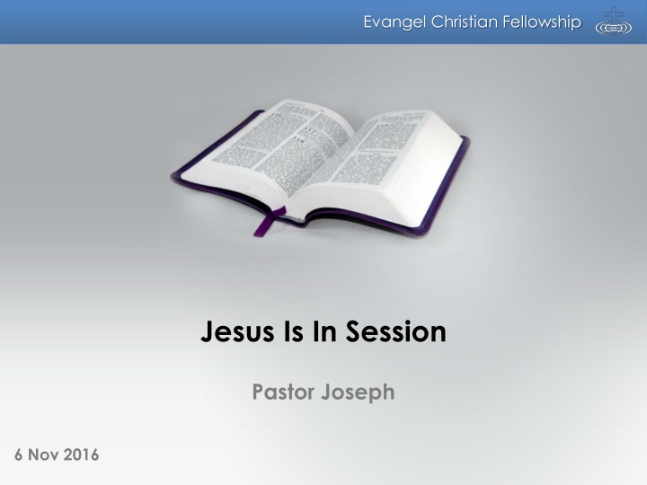 Jesus Is In Session