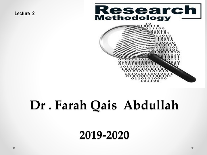 Dr . Farah Qais Abdullah