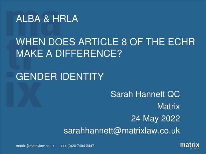 WHEN DOES ARTICLE 8 OF THE ECHR