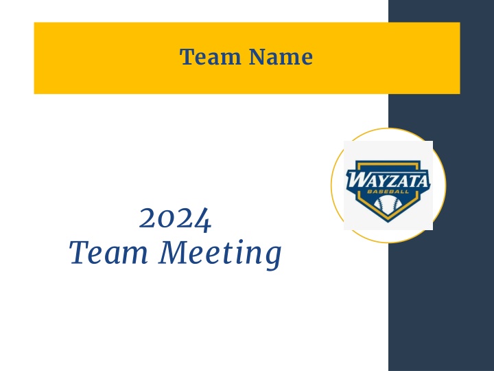 2024 Coach DeWitt Series Team Meeting Agenda
