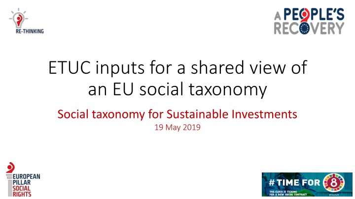 EU Social Taxonomy for Sustainable Investments
