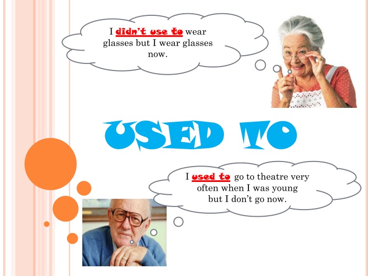 USED TO USED TO