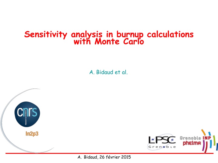 Sensitivity Analysis in Burnup Calculations with Monte Carlo