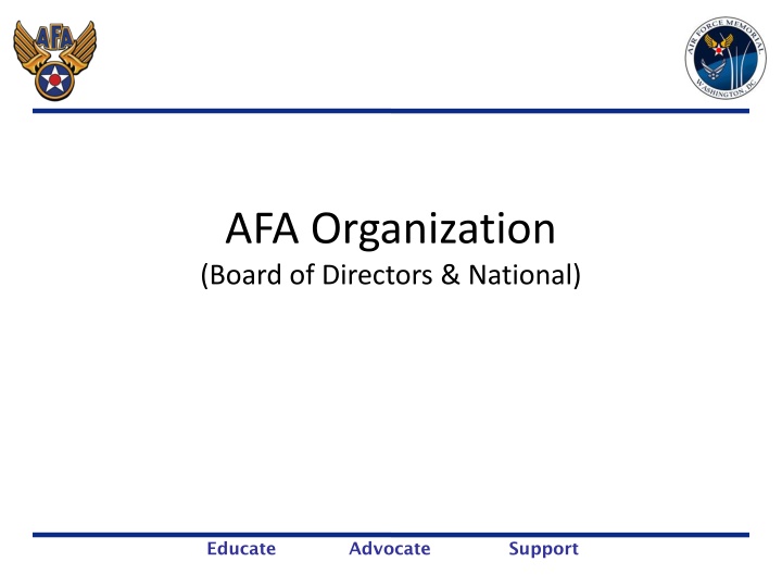 AFA Organization Board of Directors Overview