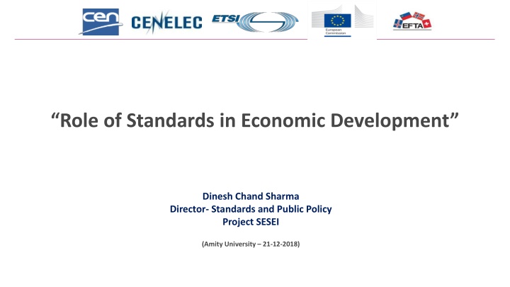 Role of Standards in Economic Development by Dinesh Chand Sharma